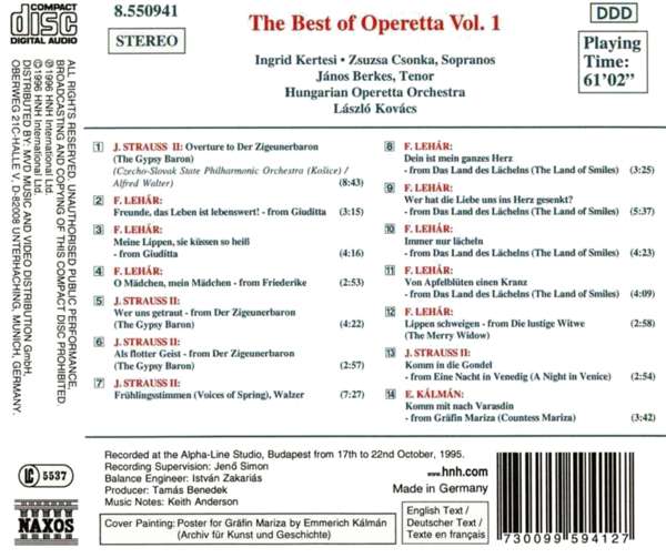 THE BEST OF OPERETTA vol.1 - slide-1