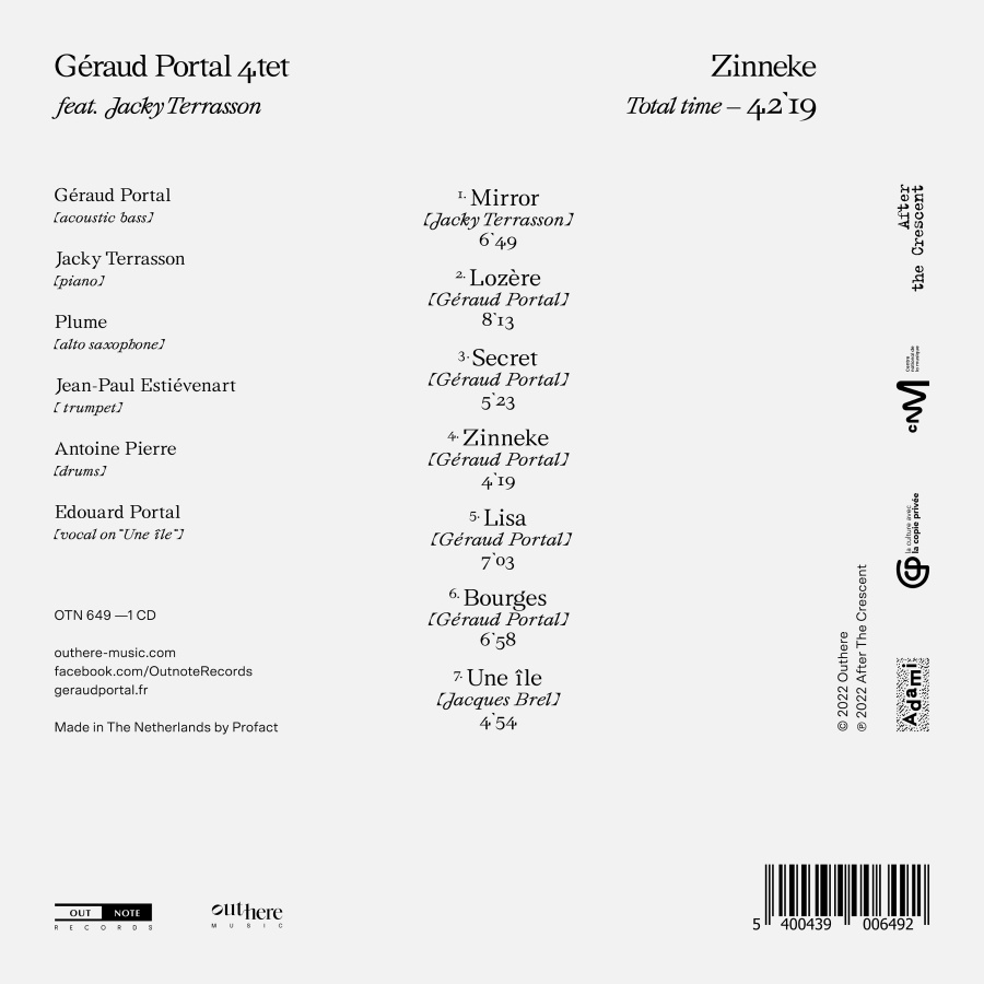 Géraud Portal 4tet: Zinneke - slide-1