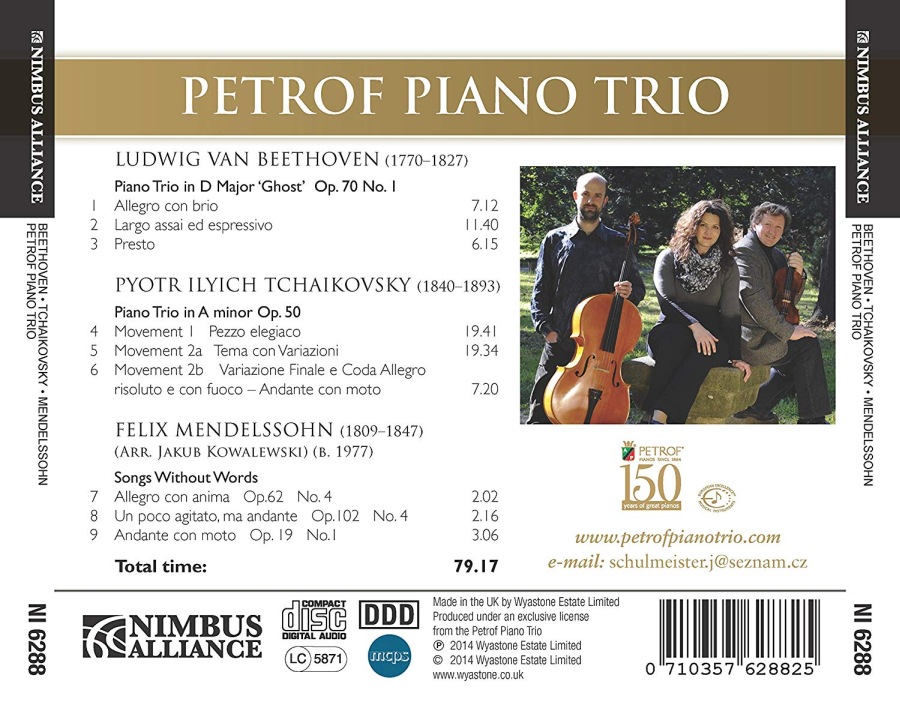 Beethoven; Tchaikovsky; Mendelssohn: Piano Trios - slide-1