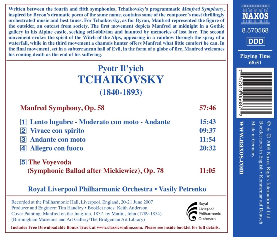 Tchaikovsky: Manfred Symphony - slide-1