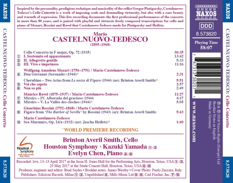 Castelnuovo-Tedesco: Cello Concerto - slide-1