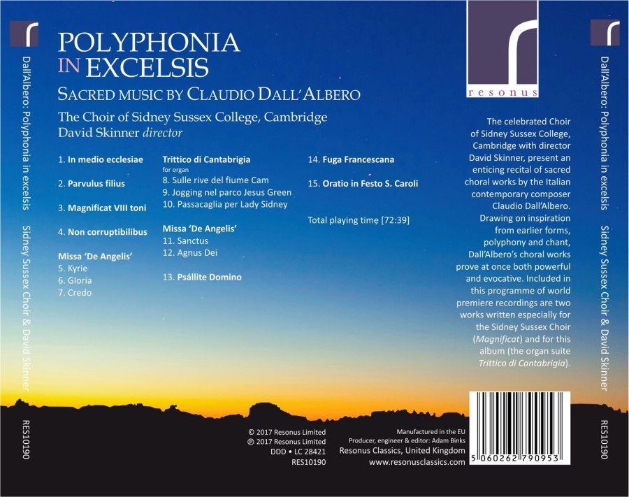 Polyphonia in Excelsis - sacred music by Claudio Dall’Albero - slide-1