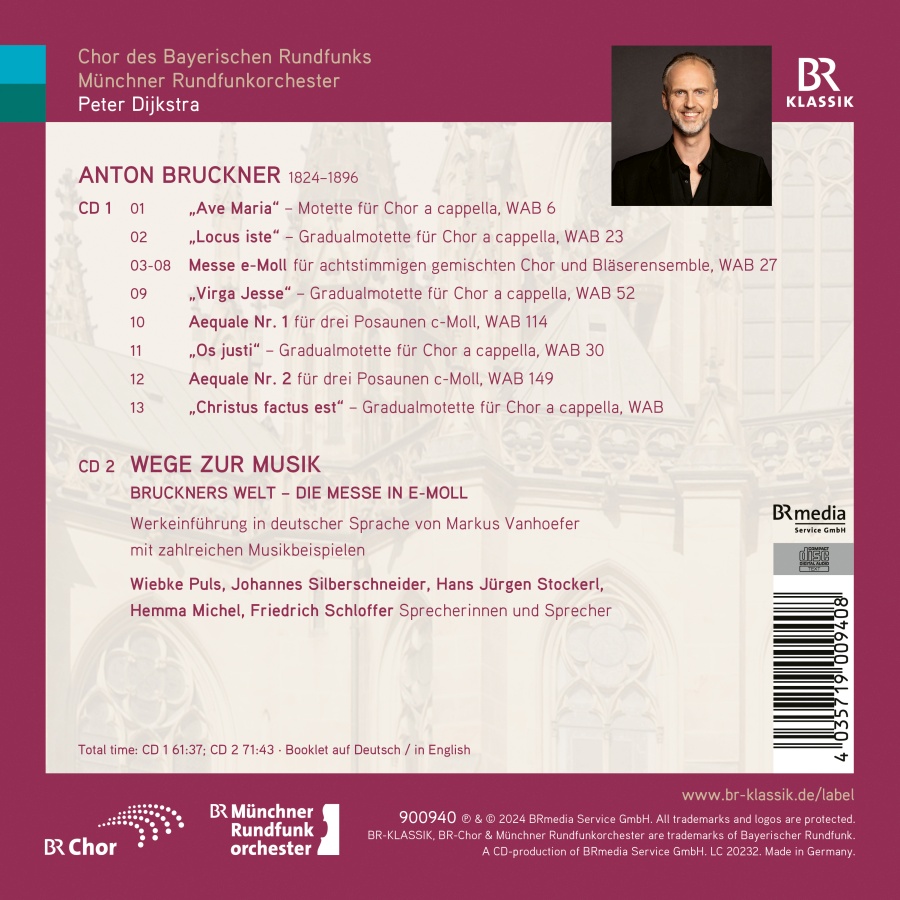Bruckner: Mass in E minor & Motets - slide-1