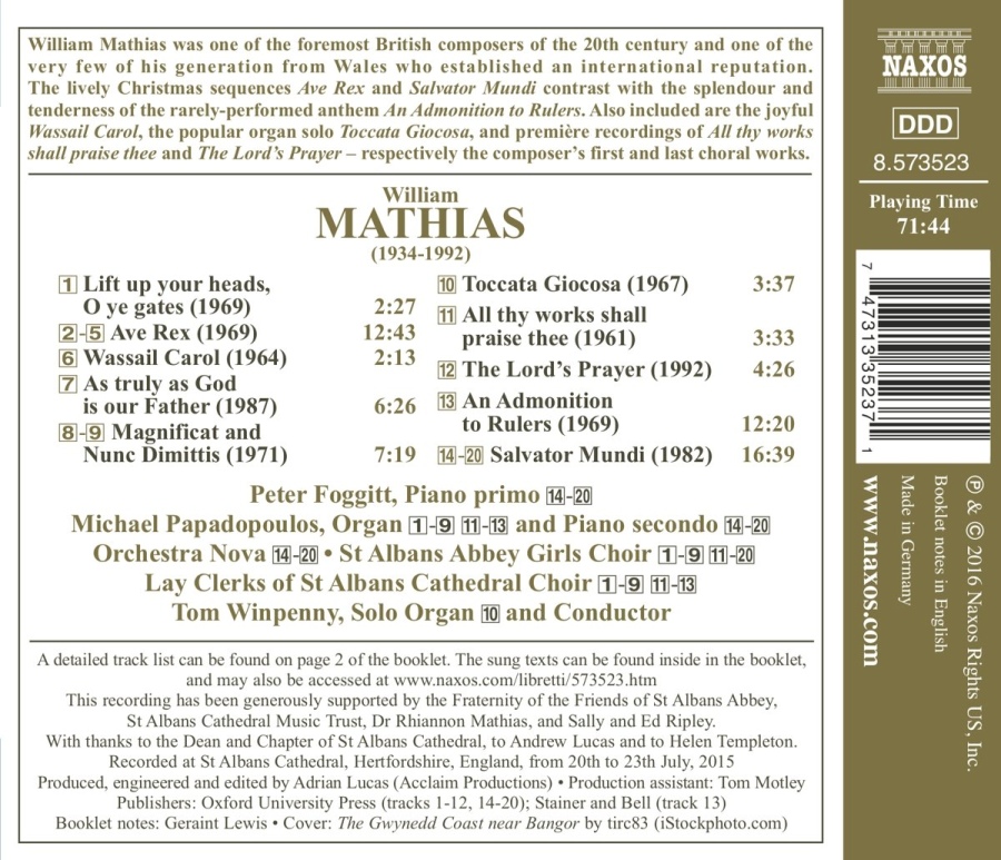 Mathias: Choral Music - slide-1