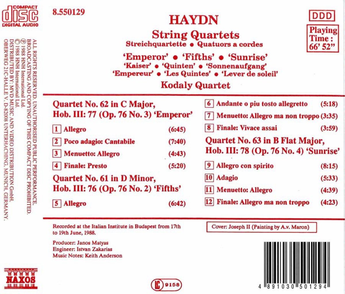 Haydn: String Quartets - slide-1