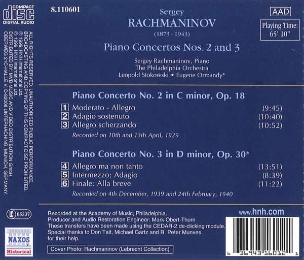 RACHMANINOV: Piano Concertos Nos. 2 and 3 - slide-1