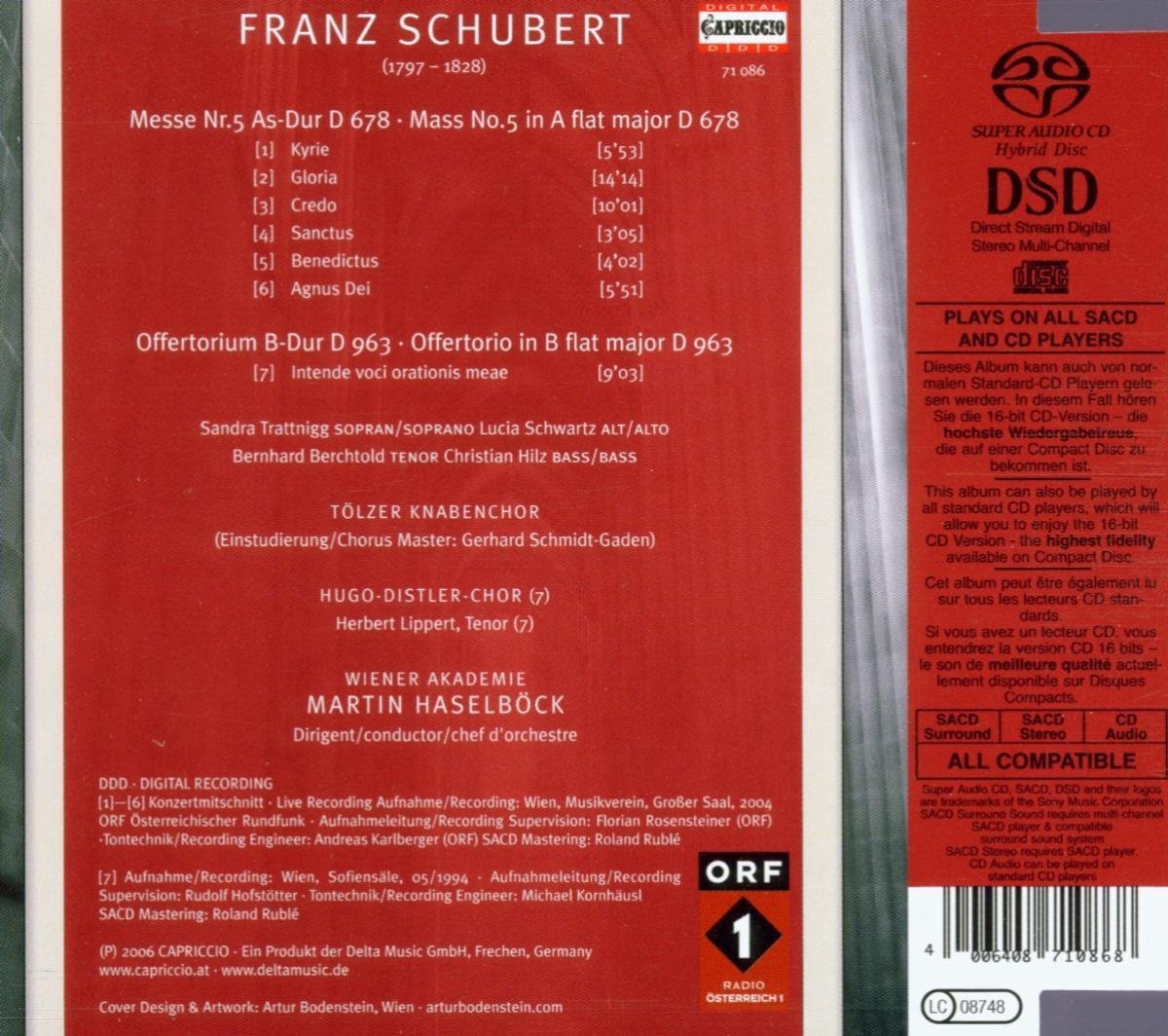 Schubert: Mass No. 5 in A flat major, D678 - slide-1