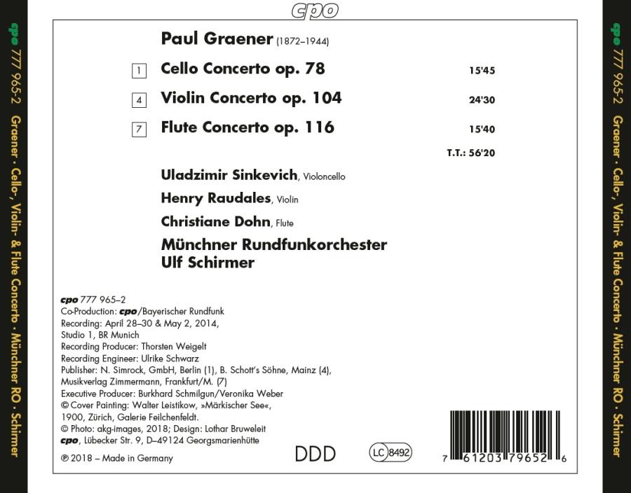 Graener: Orchestral Works IV - slide-1