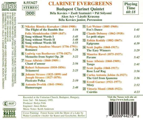 Clarinet Evergreens - slide-1