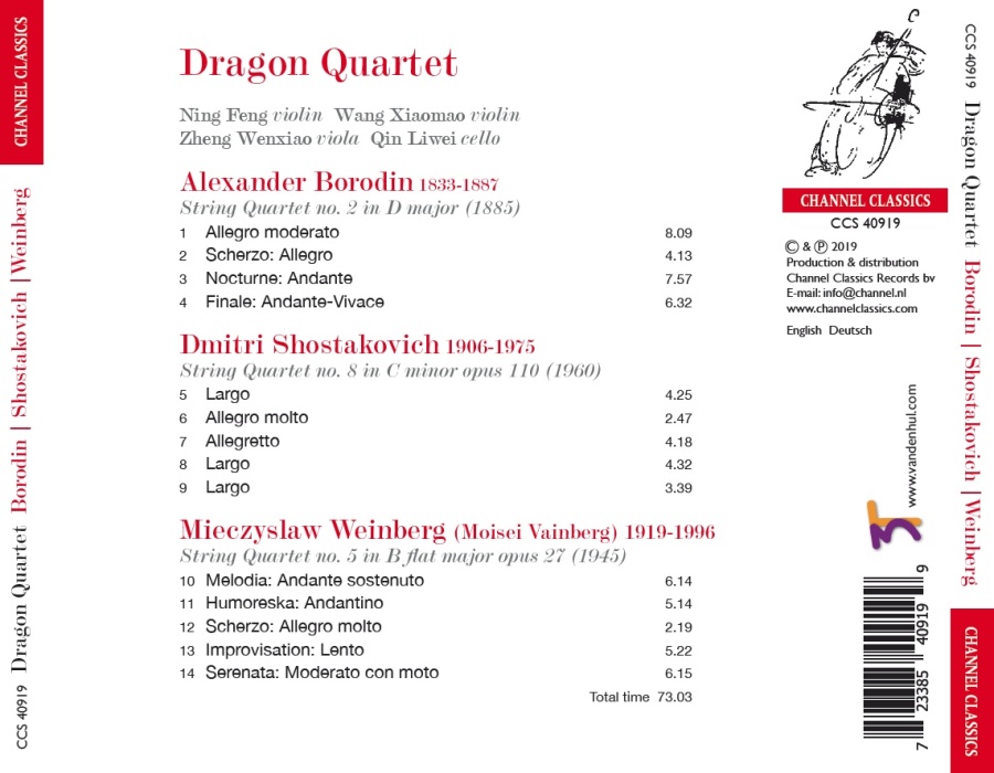 Borodin; Weinberg; Shostakovich: String Quartets - slide-1