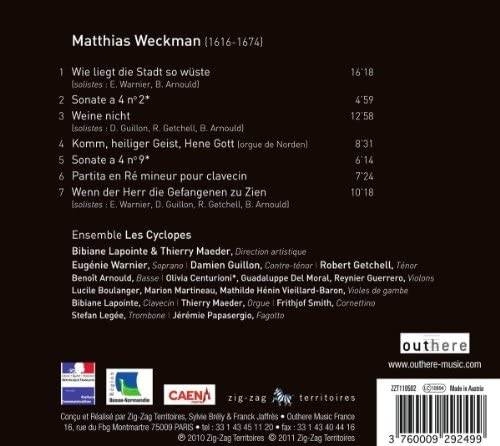 Weckman: Abendmusiken - Concerti Vocale, Sonate, Partite - slide-1
