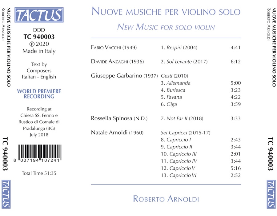 Contemporary Music for Solo Violin - slide-1