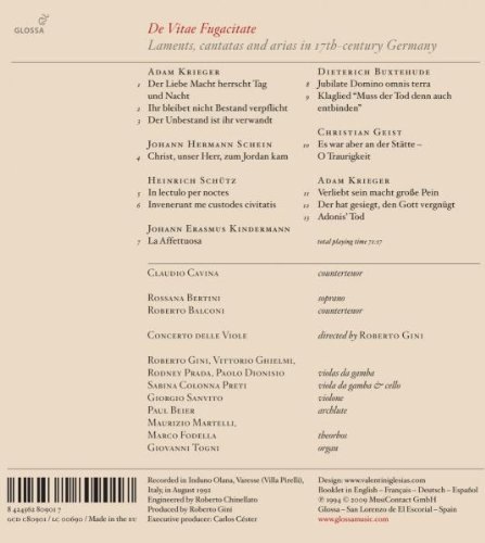 De Vitae Fugacitate, Laments, cantatas and arias in 17th-century Germany - slide-1