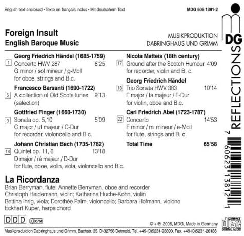 Foreign Insult - English Baroque Music - slide-1