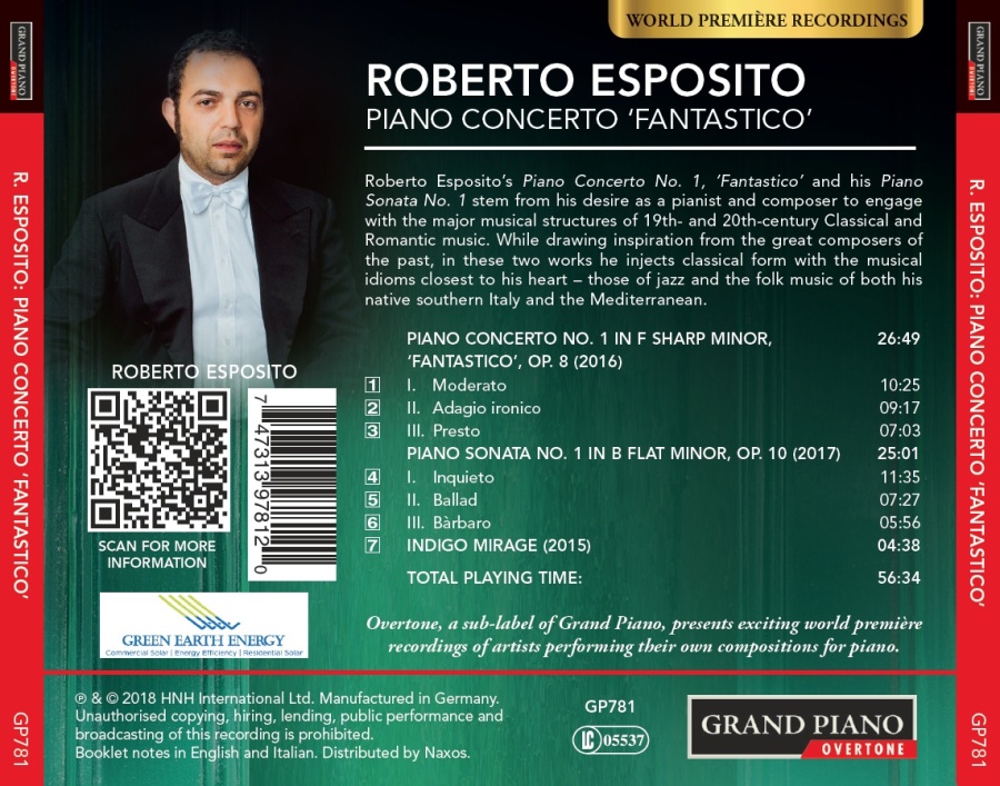 Esposito: Piano Concerto No. 1 ‘Fantastico’  - slide-1