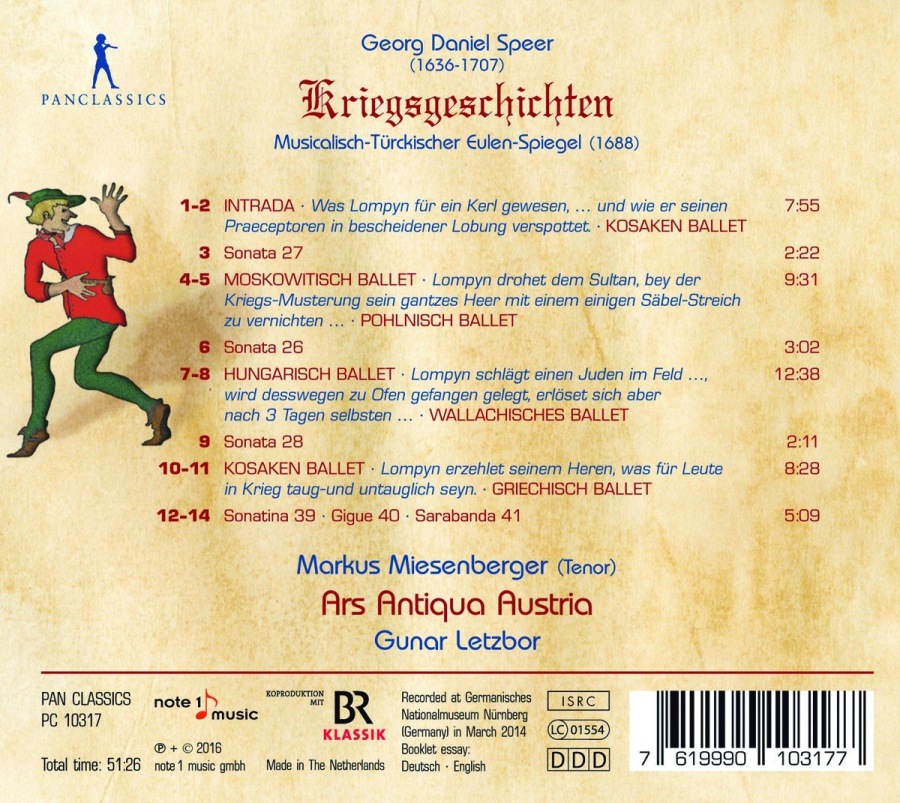 Speer: Kriegsgeschichten, Musicalisch-Türckischer Eulenspiegel (1688) - slide-1