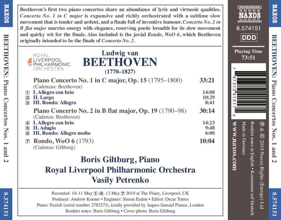 Beethoven: Piano Concertos Nos. 1 and 2 - slide-1