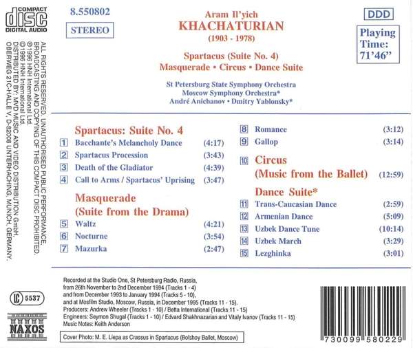 KHACHATURIAN: Spartacus Suite 4 - slide-1