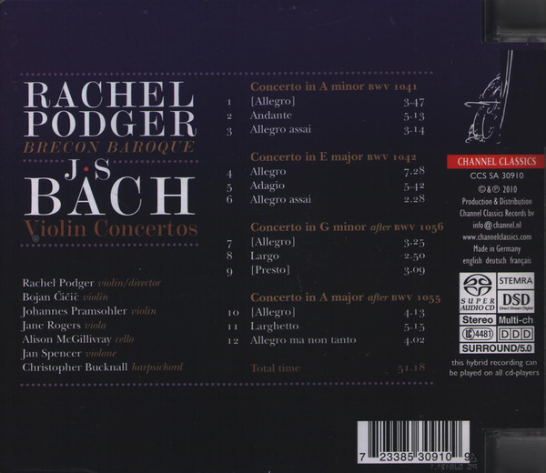 BACH: Violin Concertos  - slide-1