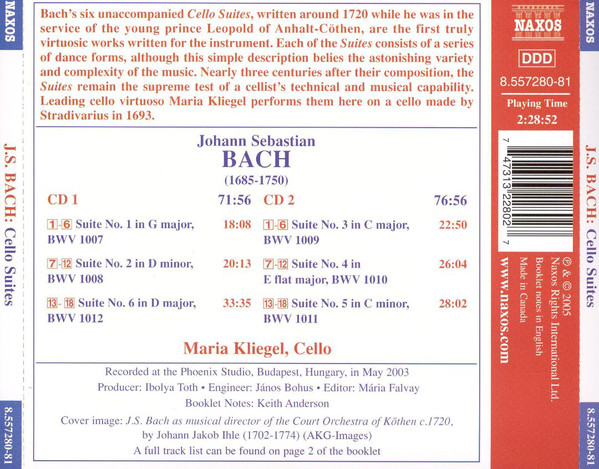 BACH: Cello Suites (Complete) - slide-1