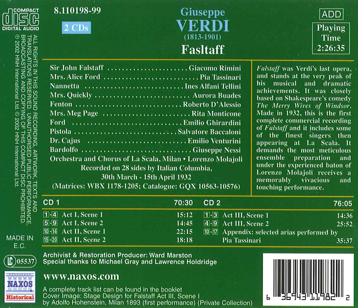 VERDI: Falstaff - slide-1