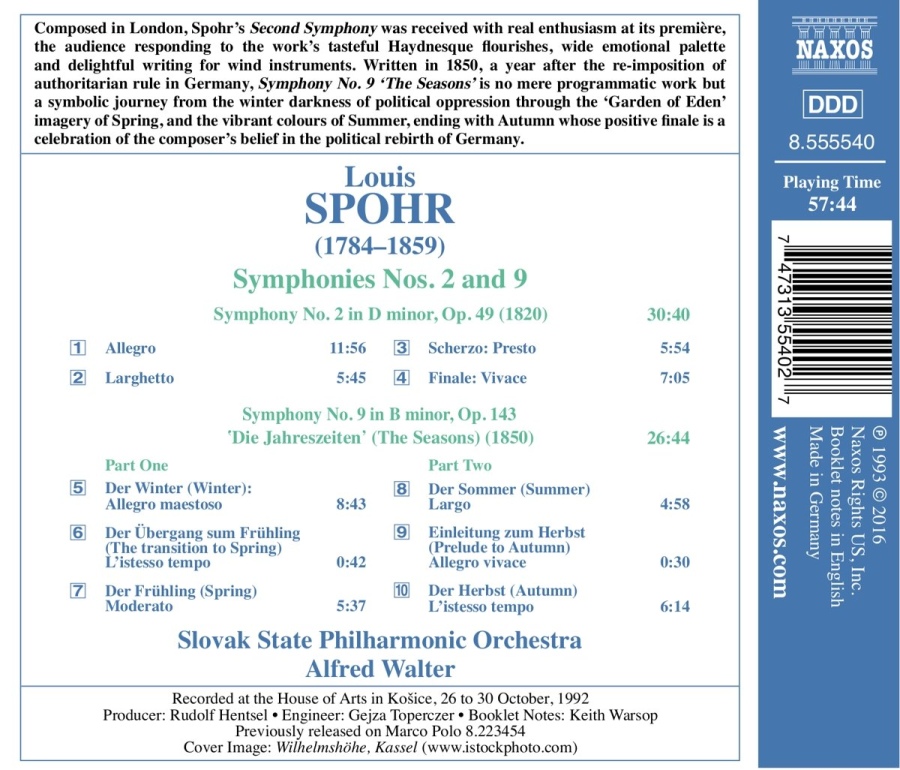 Spohr: Symphonies Nos. 2 and 9 - slide-1