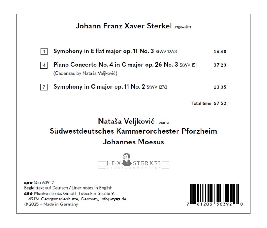Sterkel: Symphonies; Piano Concerto - slide-1