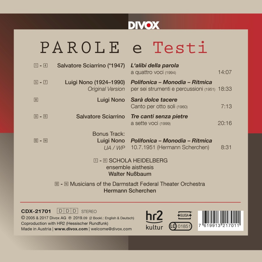 Parole e Testi - slide-1