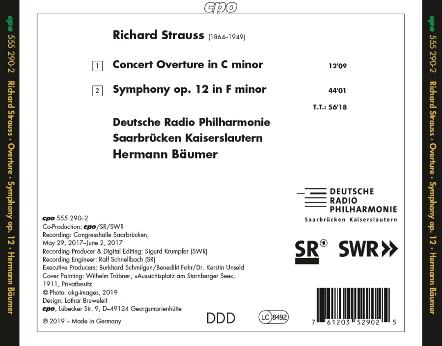 Strauss: Symphony op. 12; Concert Overture - slide-1