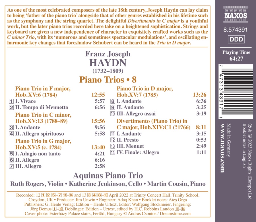 Haydn: Piano Trios Vol. 8 - slide-1