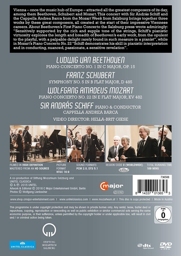 Beethoven & Mozart: Piano Concertos / Schiff - slide-1