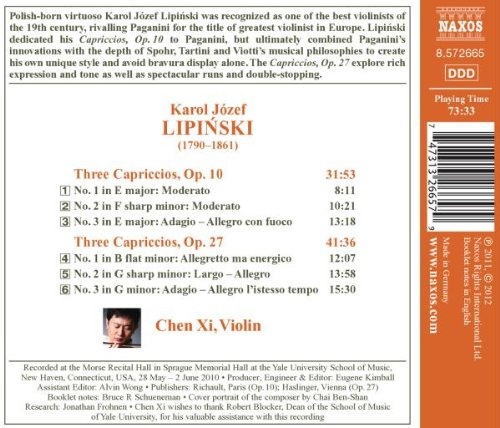 LIPIŃSKI 3 Capriccios Op. 10 & 3 Capriccios Op. 27 - slide-1