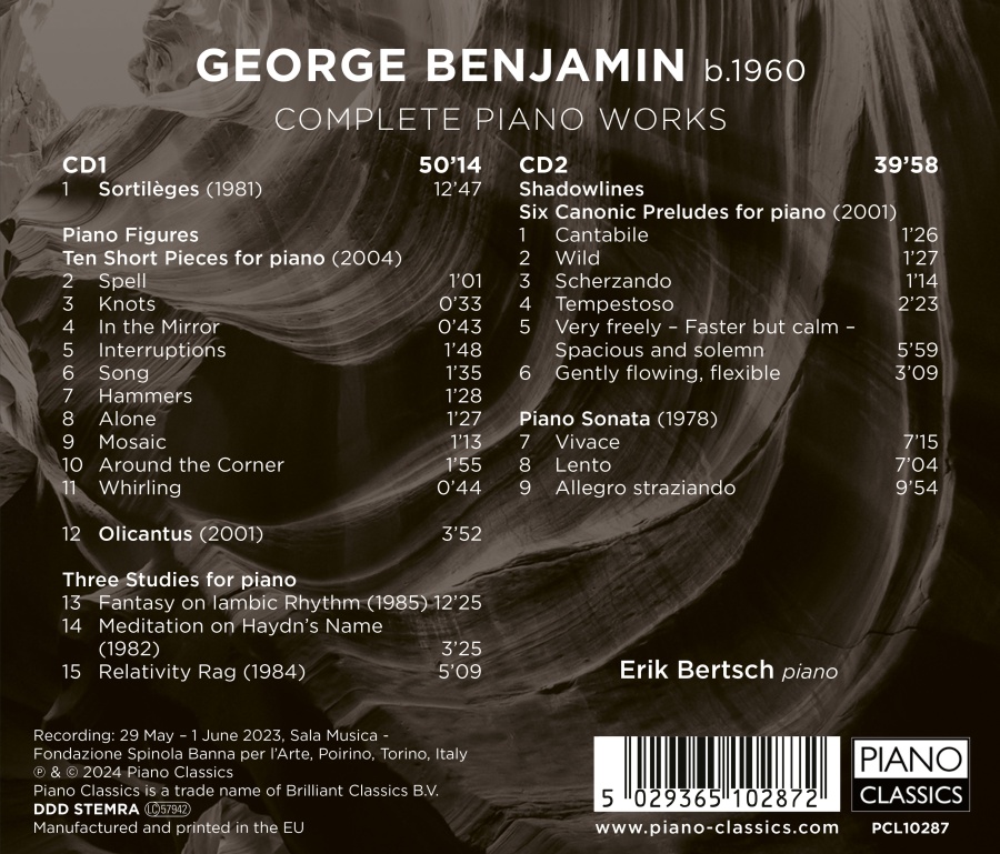 Benjamin: Complete Piano Works  - slide-1
