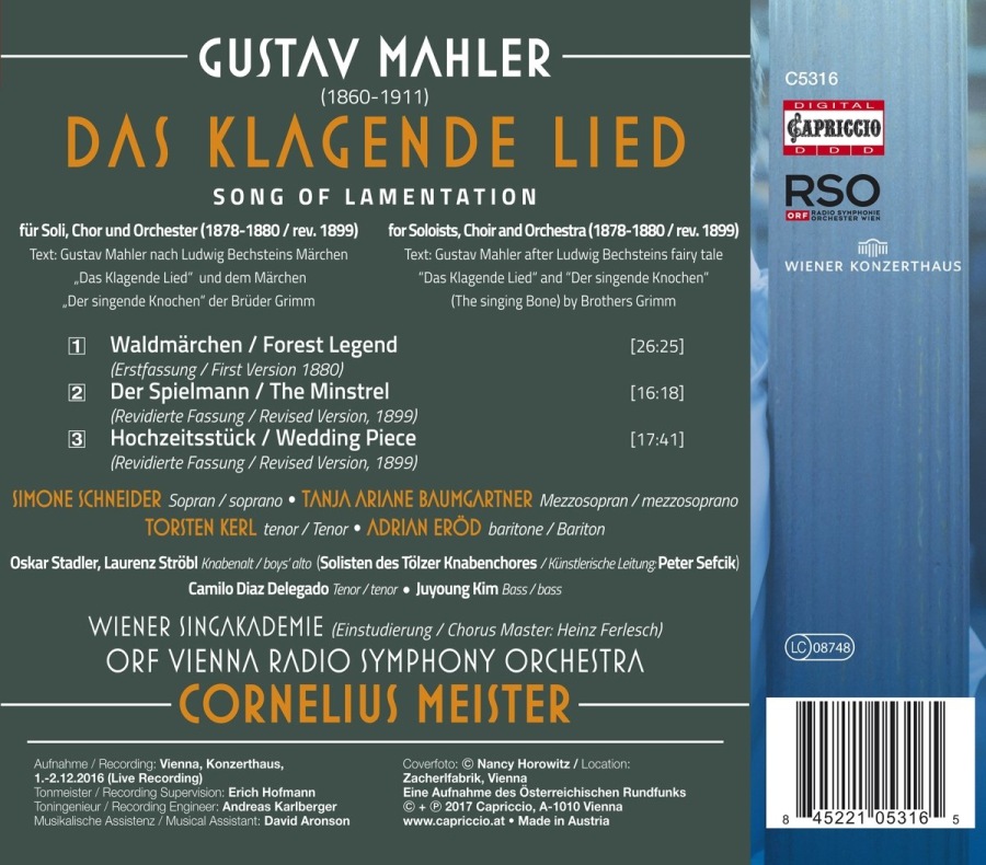 Mahler: Das klagende Lied - slide-1