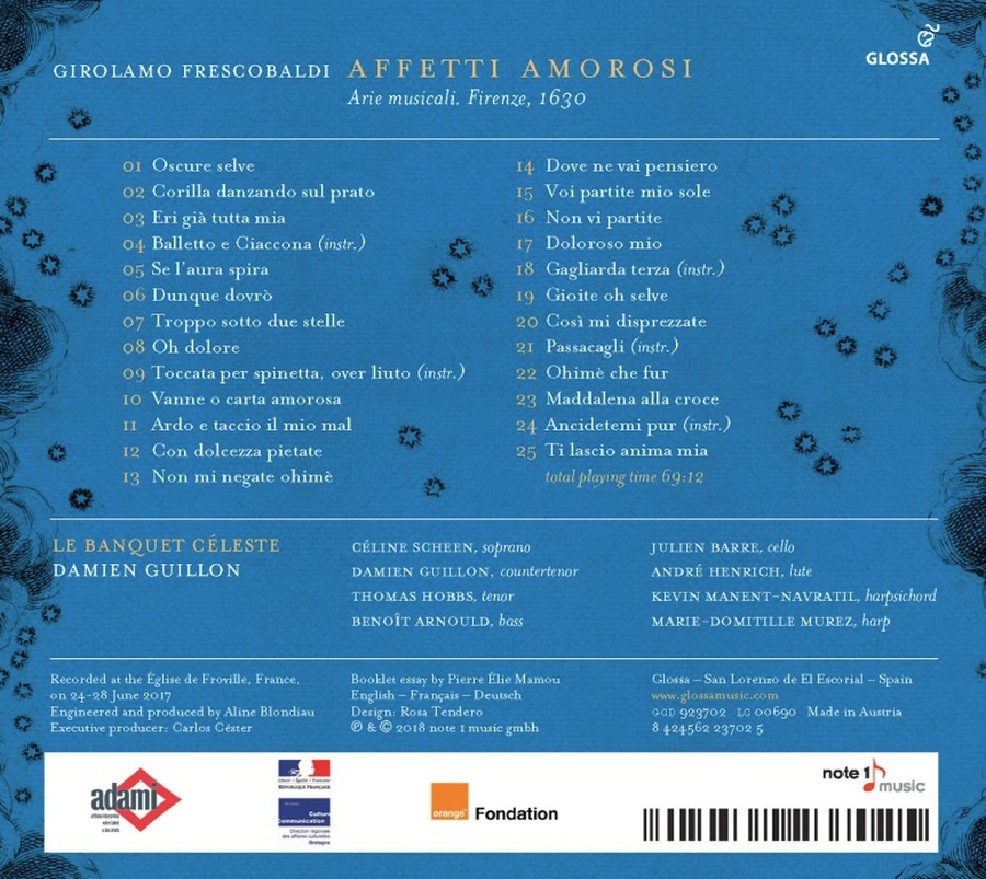 Affetti amorosi - Arie musicali, 1630 - slide-1