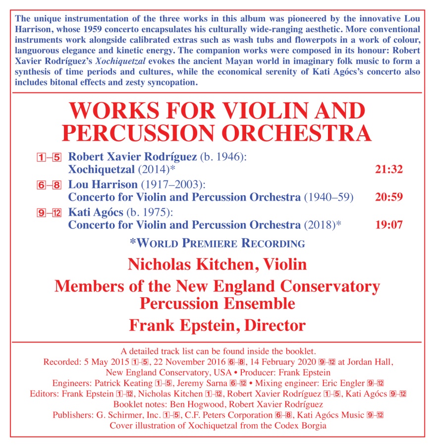Works for Violin and Percussion Orchestra - slide-1