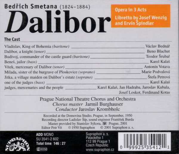 Smetana: Dalibor - slide-1