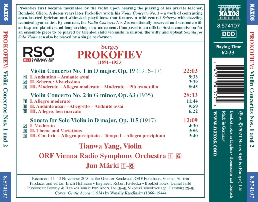 Prokofiev: Violin Concertos Nos. 1 and 2 - slide-1