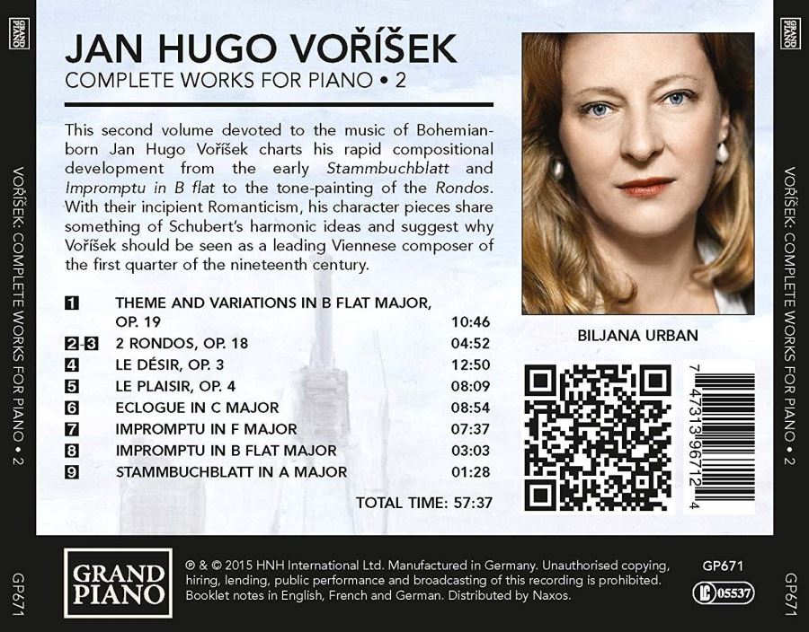 Vorisek: Complete Piano Works 2 - slide-1