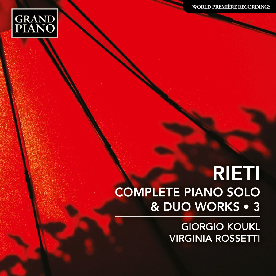 Rieti: Complete Piano Works Vol. 3