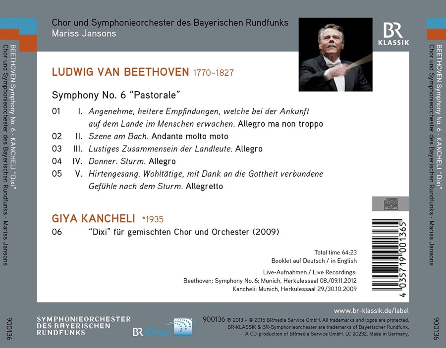 Beethoven: Symphony No. 6; Kancheli: Dixi - slide-1