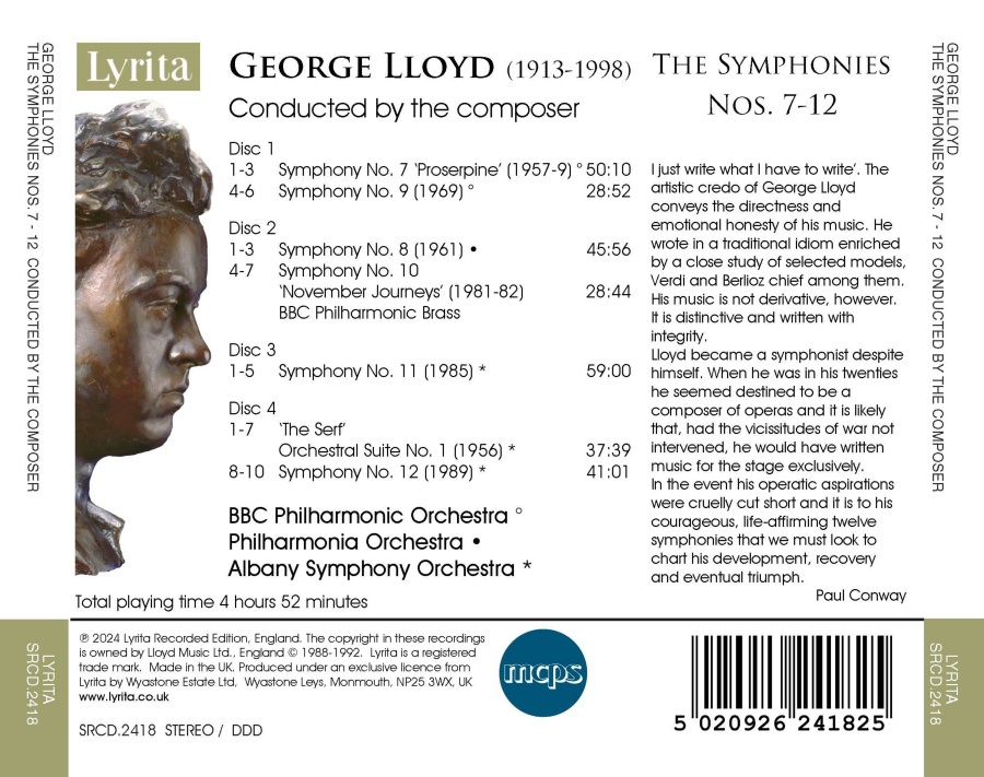 Lloyd: The Symphonies Nos. 7 - 12 - slide-1