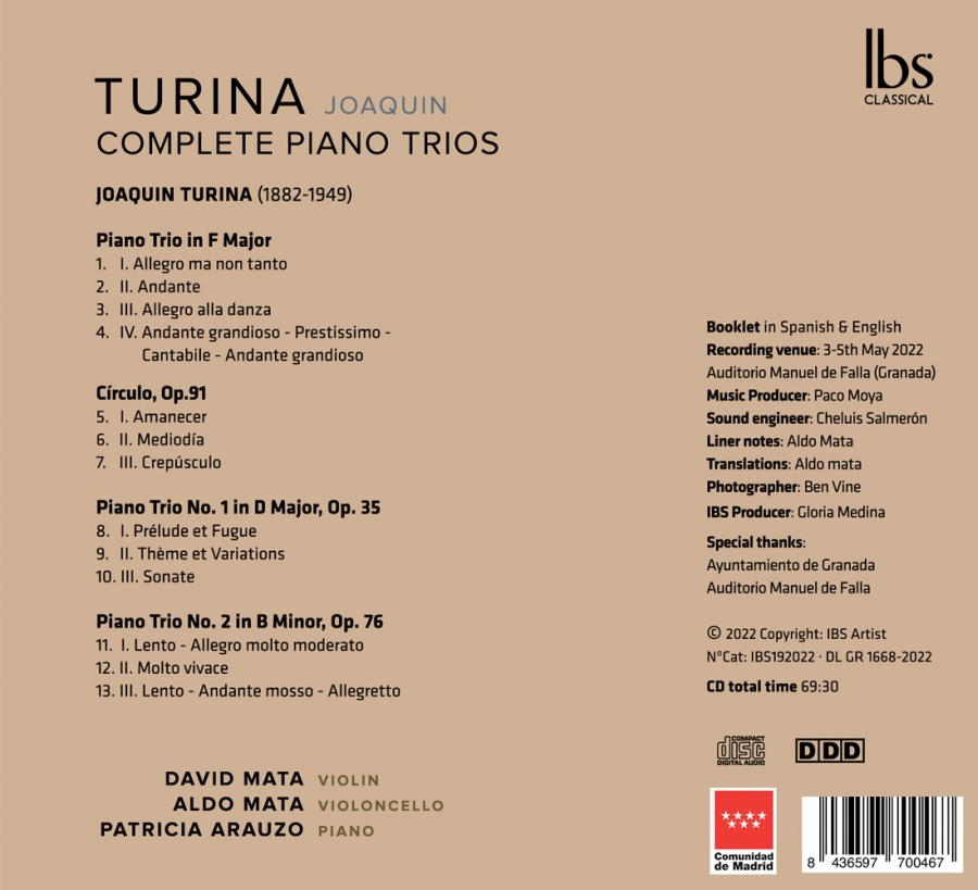 Turina: Complete Piano Trios - slide-1