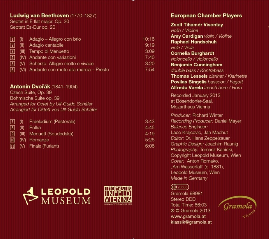Beethoven: Septett, Antonin Dvorak: Tschechische Suite - slide-1