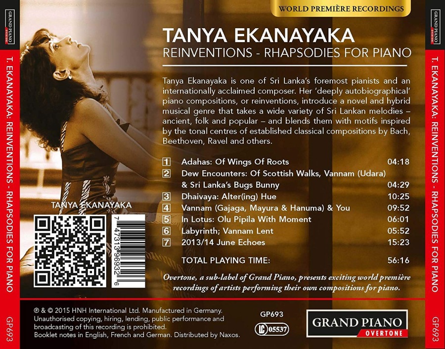 Ekanayaka: Reinventions - Rhapsodies for Piano - slide-1