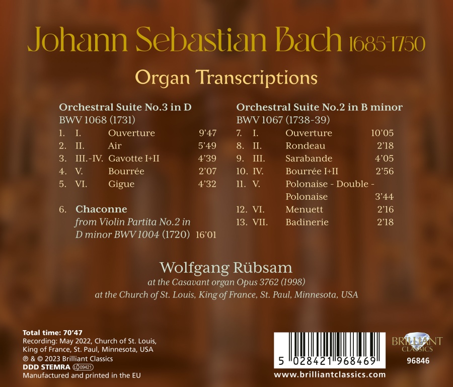 Bach: Organ Transcriptions - slide-1