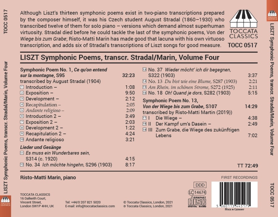 Liszt: Complete Symphonic Poems transcribed for solo piano Vol. 4 - slide-1
