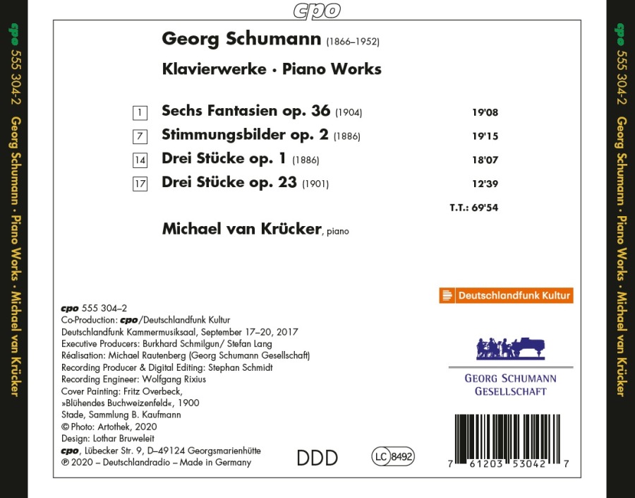 Georg Schumann: Piano Works - slide-1