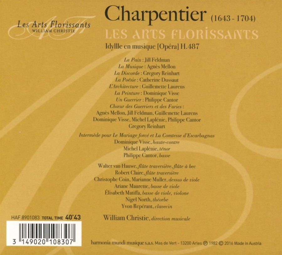 Charpentier: Les Arts florissants (Idyle en musique) H.487 - slide-1