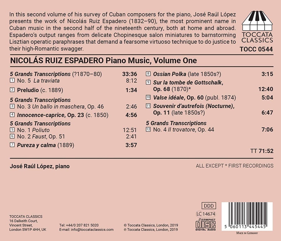 Espadero: Piano Music Vol. 1 - slide-1